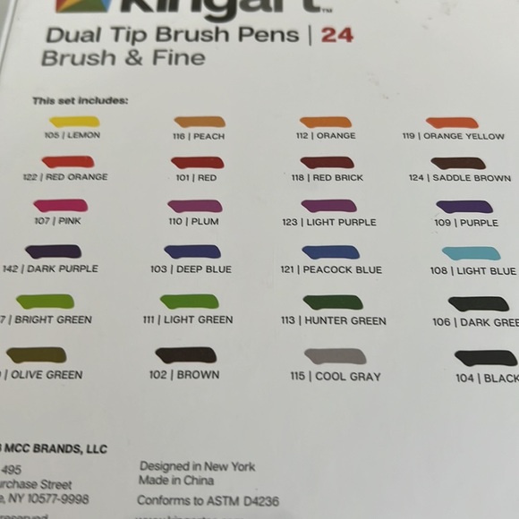 BOGO🌼Higher Price Prevails❣️Kingart Pro Dual Twin-Tip Brush Pens - Picture 5 of 5